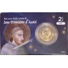 2 euros commémorative Italie 2026 qui célèbre le 800ème anniversaire de la mort de Saint François d'Assise