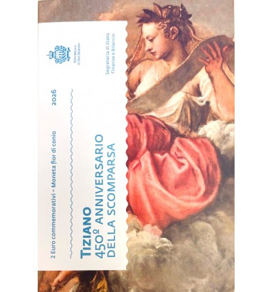 2 Euros commémorative Saint Marin B.U. - Le Titien