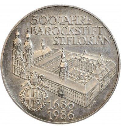 Revers : L'Abbaye cistercienne de Saint Florian.