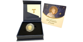 2 Euros commémorative Italie 2026 B.E. Reverse - St François d'Assise