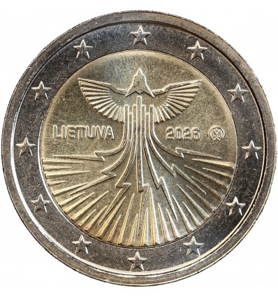 2 Euros Lituanie 2026 - Indépendance Energétique