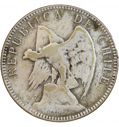 1 Peso - Chili Argent