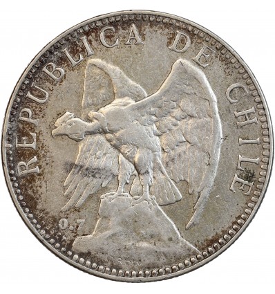 1 Peso - Chili Argent
