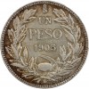 1 Peso - Chili Argent
