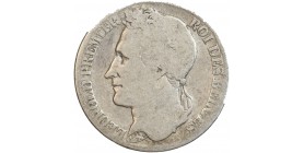 Avers : buste de gauche de Leopold Ier couronné - légende circulaire