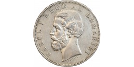 5 Lei Carol Ier - Roumanie Argent