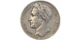 Avers : tête couronnée du roi Leopold Ier à gauche - légende circulaire