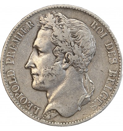 Avers : tête couronnée du roi Leopold Ier à gauche - légende circulaire