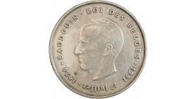 Avers : tête du roi Baudoin Ier à gauche