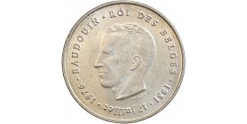 Avers : tête du roi Baudoin Ier à gauche