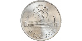 5 Dollars 7ème Jeux d'Asie - Singapour Argent