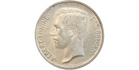 2 Francs Albert Ier Légende Flamande - Belgique Argent