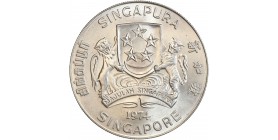 10 Dollars - Singapour Argent