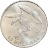10 Dollars - Singapour Argent