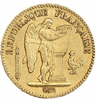 20 Francs Génie Deuxième République