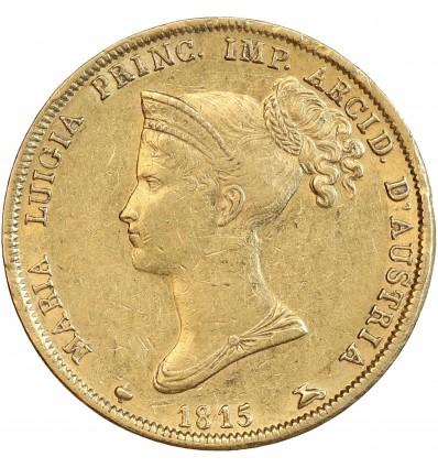 Avers : buste de Marie Louise tourné vers la gauche