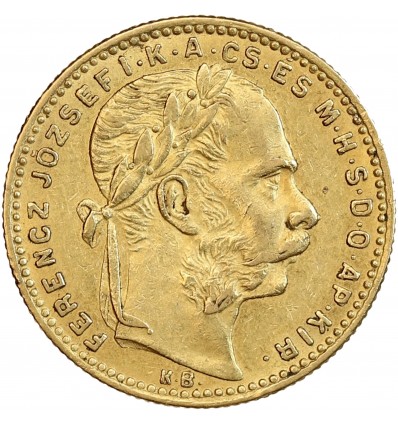 Avers : tête laurée de François Joseph à droite