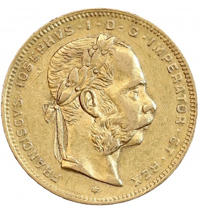Avers : Tête laurée de l'empereur François Joseph regardant à droite.