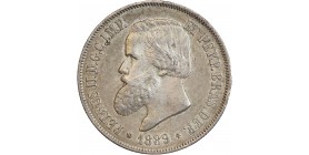 2000 Reis Pedro II - Brésil Argent