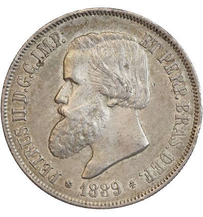 2000 Reis Pedro II - Brésil Argent