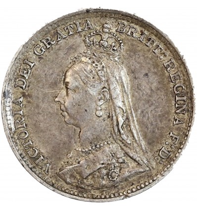 3 Pence  Victoria - Grande Bretagne Argent