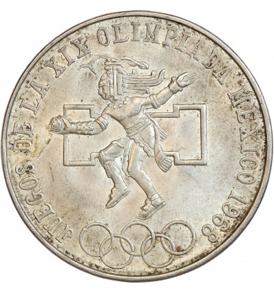 25 Pesos Jeux Olympiques 1968 - Mexique Argent