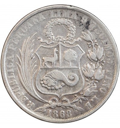 1 Sol Liberté Assise - Pérou Argent