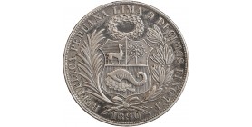 1 Sol Liberté Assise - Pérou Argent