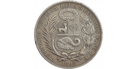 1 Sol Liberté Assise - Pérou Argent