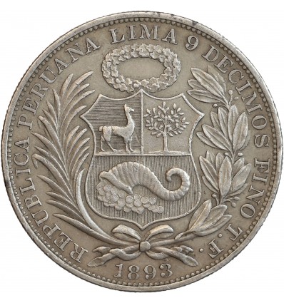 1 Sol Liberté Assise - Pérou Argent