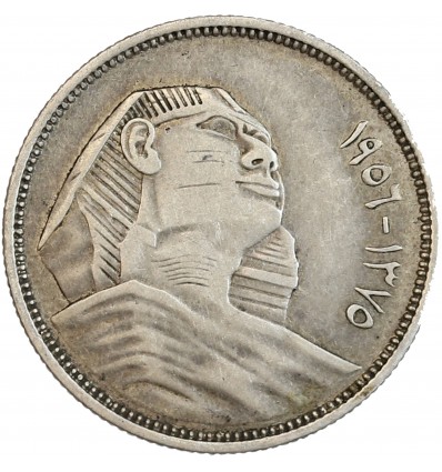 Revers : sphinx avec la date sur la gauche