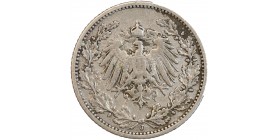 1/2 Mark - Allemagne Argent