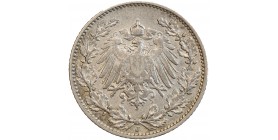 1/2 Mark - Allemagne Argent