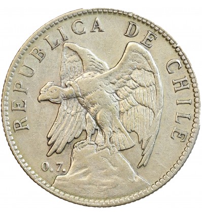 50 Centavos - Chili Argent