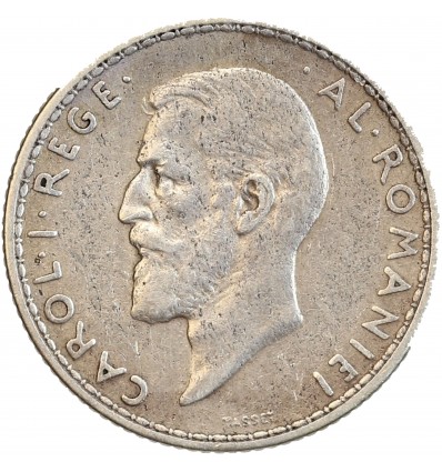 Avers : portrait à gauche du roi Carol Ier.