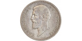 Avers : portrait à gauche du roi Carol Ier.