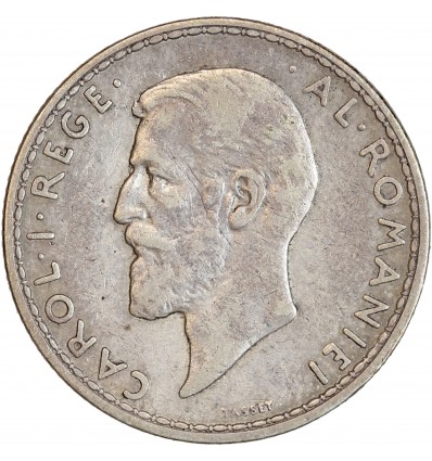 Avers : portrait à gauche du roi Carol Ier.