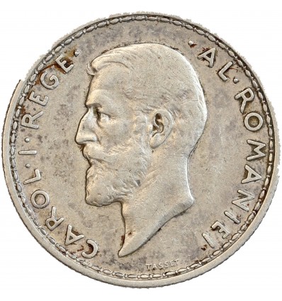 Avers : portrait à gauche du roi Carol Ier.