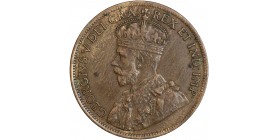 Avers : Buste du roi Georges V à gauche.