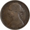 Avers : Buste à gauche de la reine Victoria