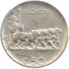 Revers : allégorie de l'Italie et 4 lions.