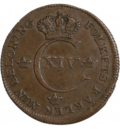 1/2 Skilling Charles XIV - Suède