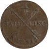 1/2 Skilling Charles XIV - Suède