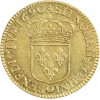 Revers : écu de France couronné.