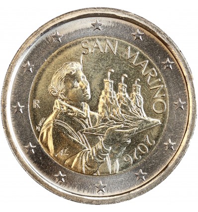 2 Euros Saint Marin 2026 - Les Trois Tours