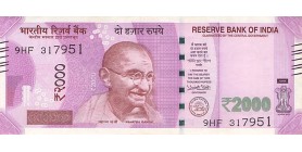 2000 Roupies Inde 2016