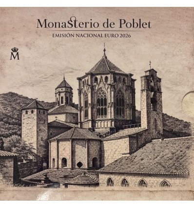 Série B.U. Espagne 2026 10 Pièces - Le Monastère de Poblet