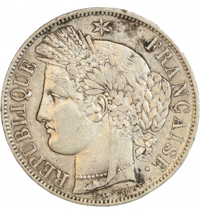 5 Francs Cérès Deuxième République