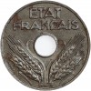 20 Centimes Etat Français Type Fer