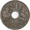 20 Centimes Etat Français Type Fer